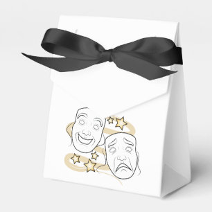 Drama maskiert Komödie und Tragödie Geschenkschachtel