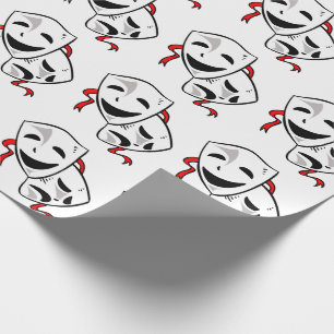 Drama Masks Geschenkpapier
