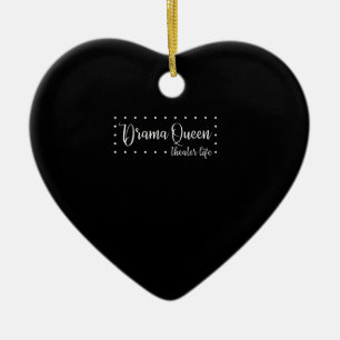 Drama Queen Actress Life - Schauspiel Schauspieler Keramik Ornament
