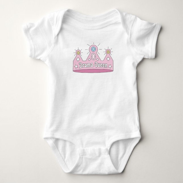 Drama Queen Baby Strampler (Vorderseite)