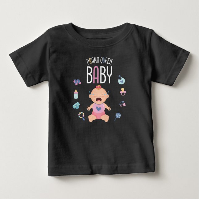 Drama-Queen-Baby-T - Shirt (Vorderseite)