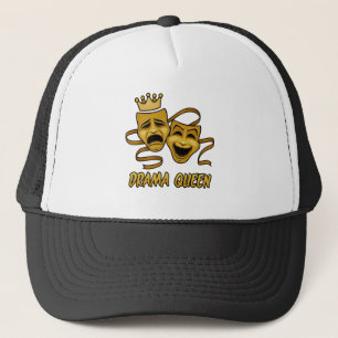 Drama Queen Comedy and Tragedy Gold Theater Maske Truckerkappe
