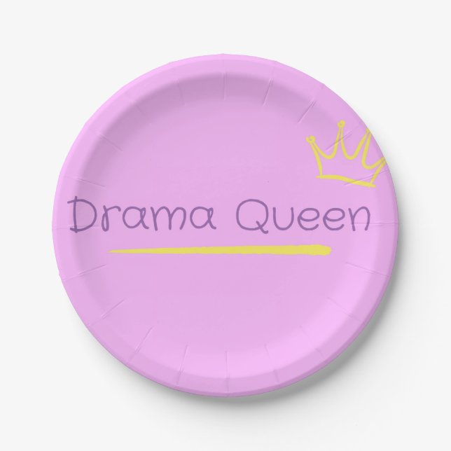 Drama Queen Pappteller (Vorderseite)