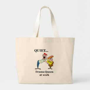 Drama Queen-Tasche Jumbo Stoffbeutel