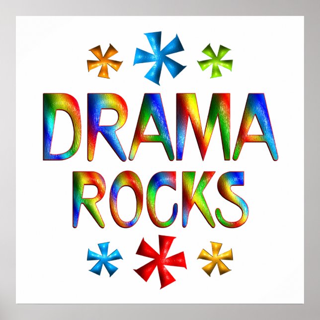 DRAMA ROCKS POSTER (Vorne)