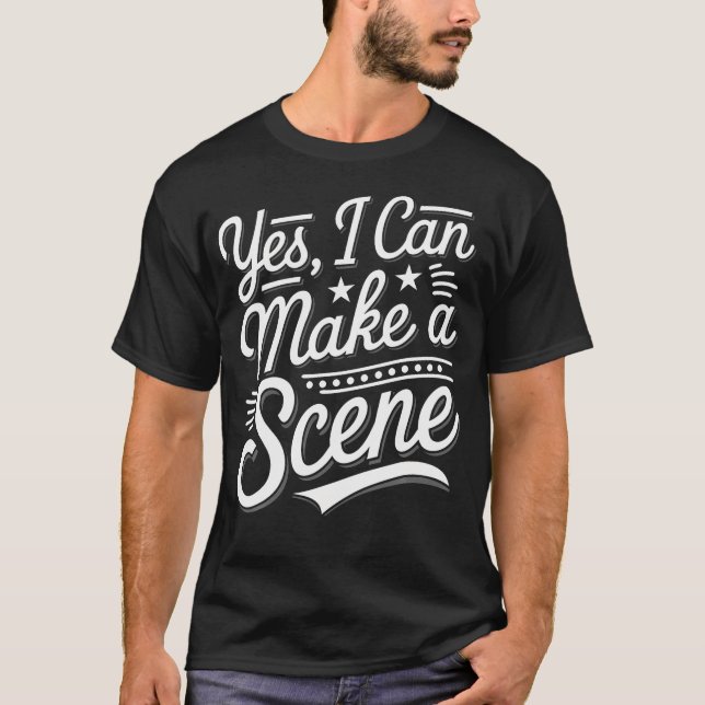 Drama Teacher Theatre Scene Choreographer Acting T T-Shirt (Vorderseite)