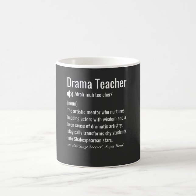 Dramalehrer  kaffeetasse (Mittel)