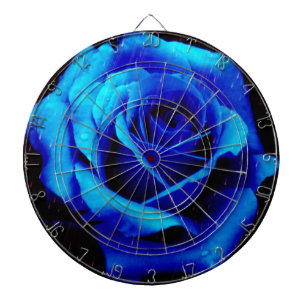 Dramatisch Blaue Rose Dartscheibe