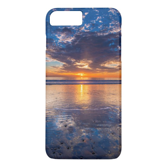 Dramatische Jahreszeit, Sonnenuntergang, CA Case-Mate iPhone Hülle (Rückseite)