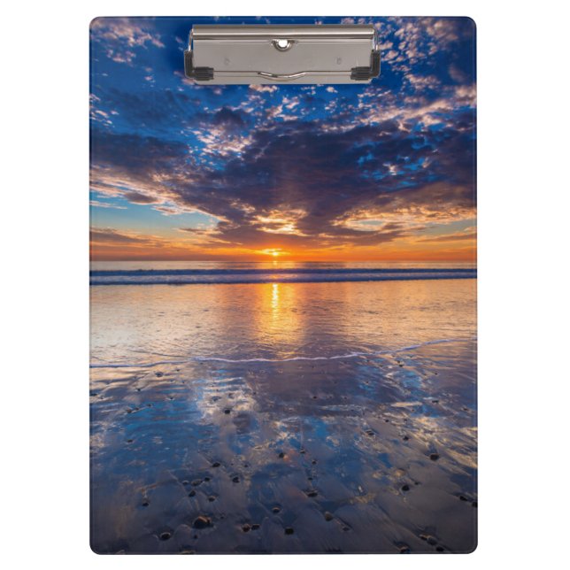 Dramatische Jahreszeit, Sonnenuntergang, CA Klemmbrett (Vorderseite)