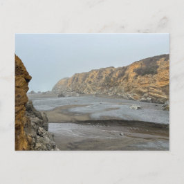Dramatische Küstenklippen Strand Watt Blick Postkarte