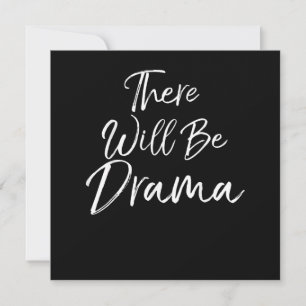Dramatische Schauspiel-Zitate-Akteure sind dramati Dankeskarte