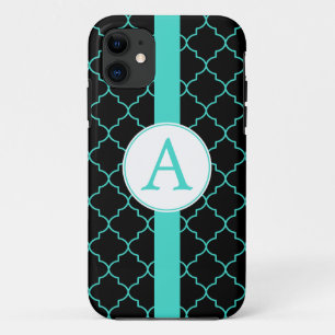Dramatische Türkis-Monogramm-iPhone-5-Hülle Case-Mate iPhone Hülle