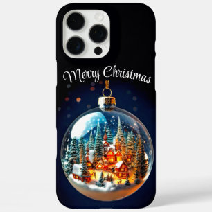 Dramatische Weihnachtskulisse in einer transparent iPhone 16 Pro Max Hülle