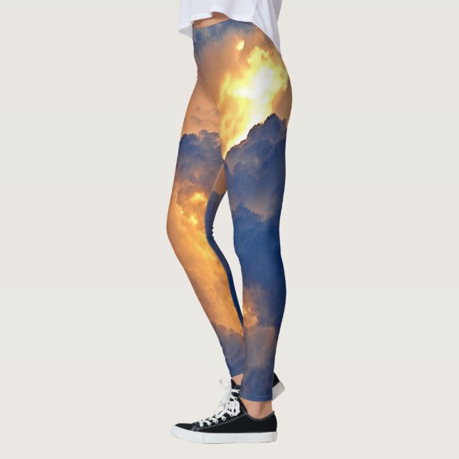 Dramatische Wolkenbildung Leggings (Links)