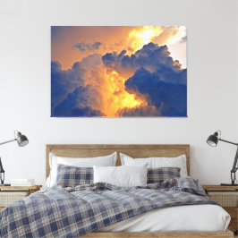 Dramatische Wolkenbildung Leinwanddruck