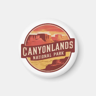 Dramatische Wüste des Canyonlands-Nationalparks Magnet