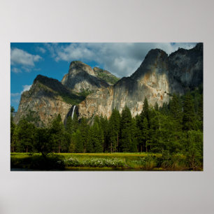 Dramatischer Blick auf das Yosemitetal von den Tor Poster