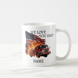 Dramatischer-Held-Feuerwehrmann-Mug mit individuel Kaffeetasse