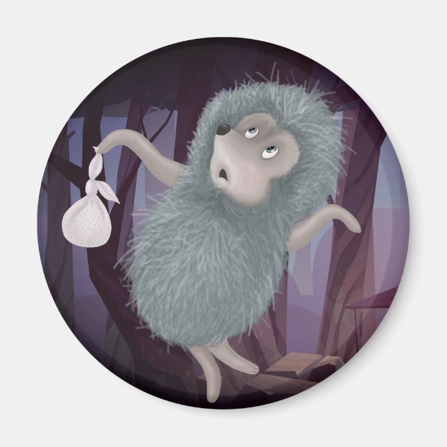 Dramatischer Igel Magnet (Vorne)