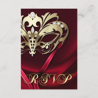 Dramatischer Masquerade Rote UAWG Einladung