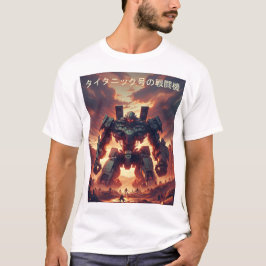 Dramatischer Mecha-Stillstand - Futuristische Tech T-Shirt