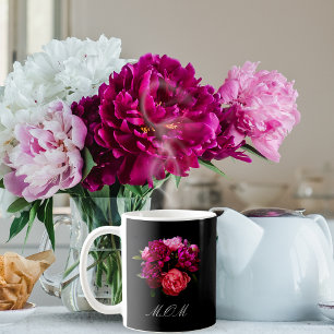 Dramatischer Rosa- und Lila Name Kaffeetasse
