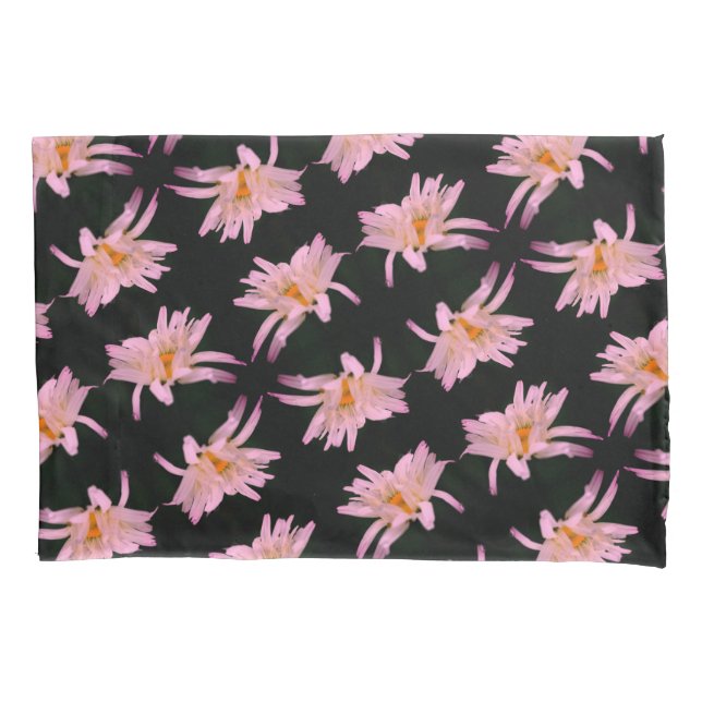 Dramatisches Daisy-Blume-Muster Kissenbezug (Vorderseite)