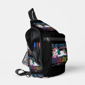 Dramatisches Einhorn Crossbody Bag