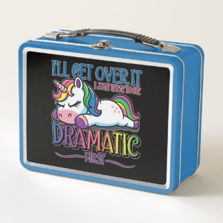 Dramatisches Einhorn Metall Brotdose