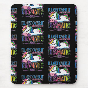Dramatisches Einhorn Mousepad
