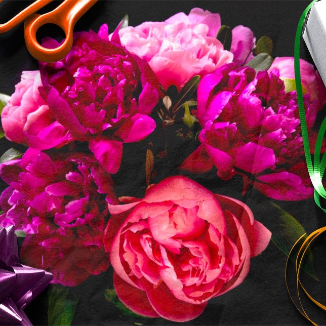 Dramatisches Rosa und Lila Peongs Seidenpapier (Von Creator hochgeladen)