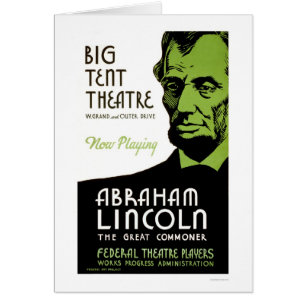 Drame d'Abraham Lincoln WPA 1936