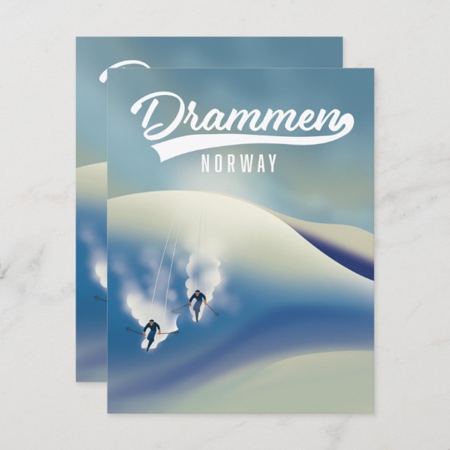 Drammen Norway Skipposter (Vorne/Hinten)