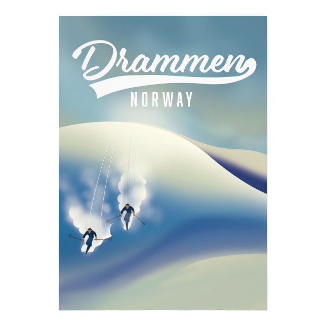 Drammen Norway Skipposter Fotodruck (Vorne)
