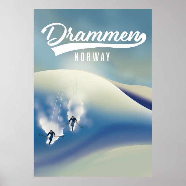 Drammen Norway Skipposter Poster (Vorne)