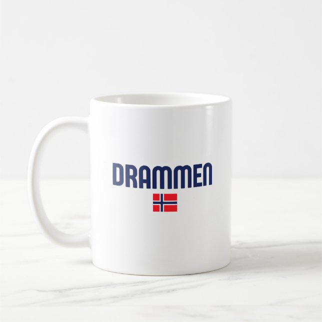 DRAMMEN Norwegen Kaffeetasse (Links)