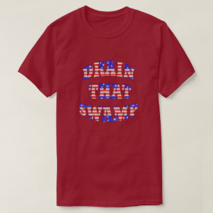 Drängen Sie das patriotische T-Shirt