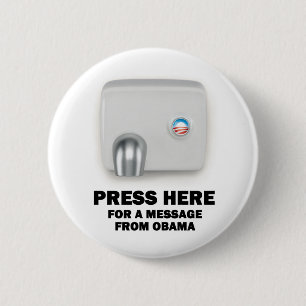 DRÄNGEN Sie HIER auf eine Mitteilung von Obama Button