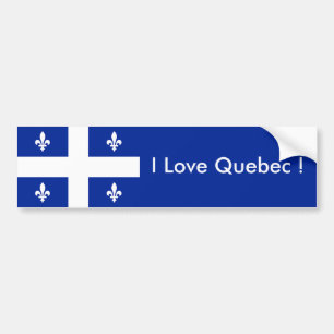 Drapeau à autocollants du Québec, Canada