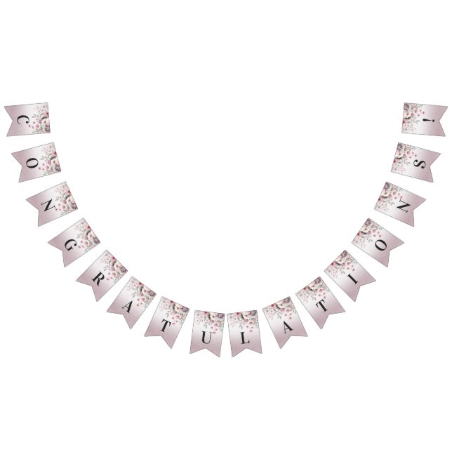 Drapeau à Bunal rose moderne (Tout)