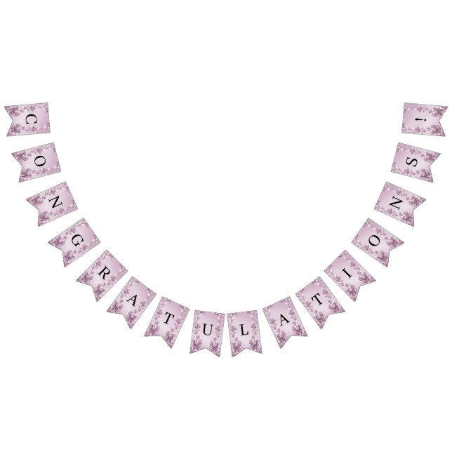 Drapeau à feuillage rose (Tout)