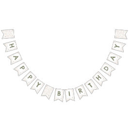 Drapeau à points d'aquarelle Mandy Confetti