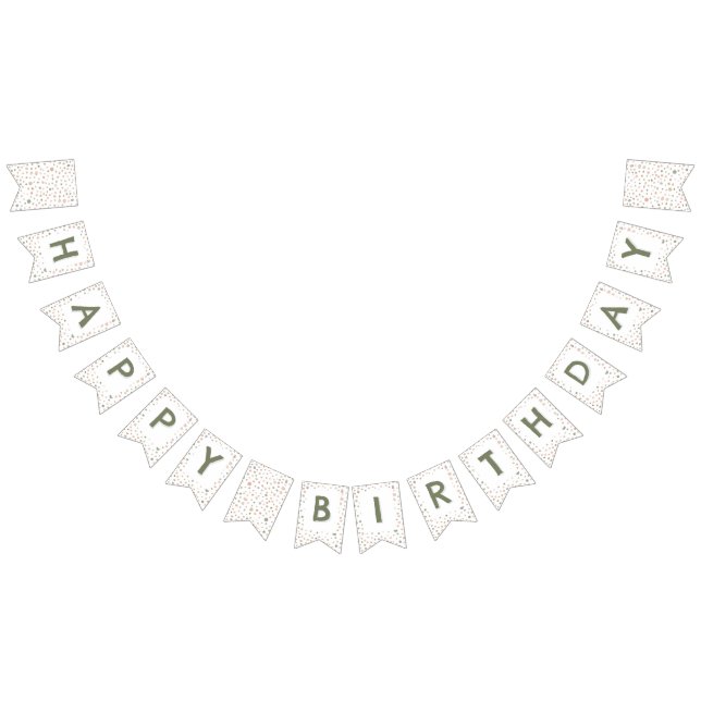 Drapeau à points d'aquarelle Mandy Confetti (Tout)