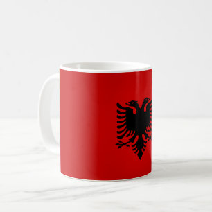 Drapeau albanais Cool de café Mug