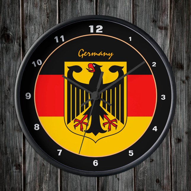 Drapeau allemand, Aigle & Allemagne mode / horloge (Créateur téléchargé)