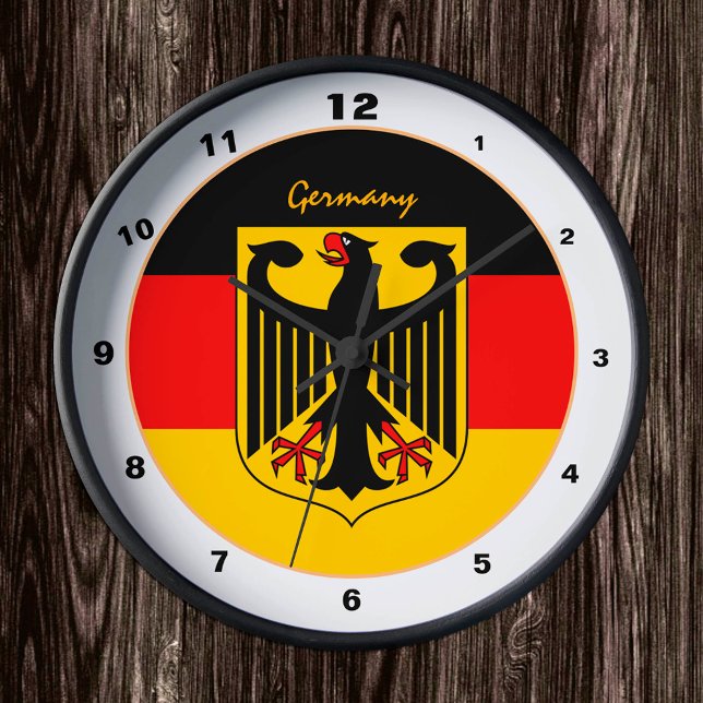 Drapeau allemand, Aigle & Allemagne mode / horloge (Créateur téléchargé)