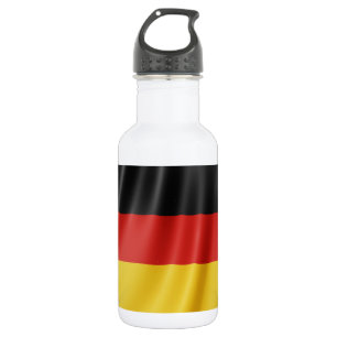 Drapeau allemand nom personnalisé bouteilles d'eau