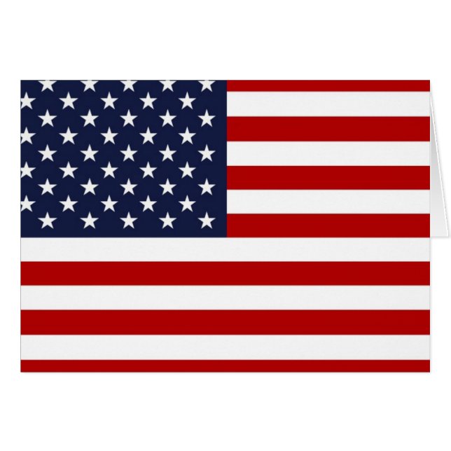 Drapeau américain (Devant horizontal)