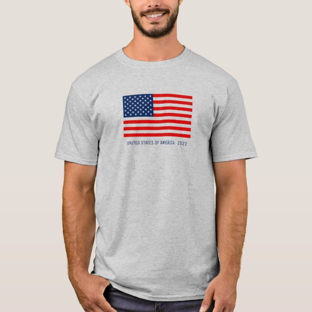 Drapeau américain 2022 T-Shirt (Devant)